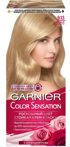 GARNIER COLOR SENSATIONAL крем-краска д/волос т.9.13 кремовый перламутр